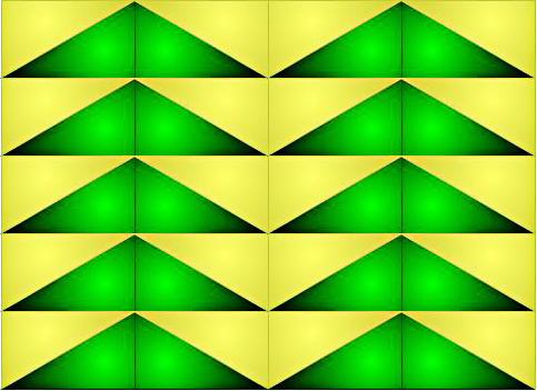 Ejemplo de mosaico del grupo de simetría pm