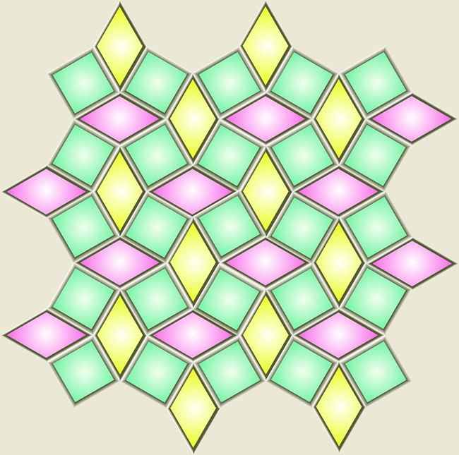 Mosaico semiregular 3,3,4,3,4