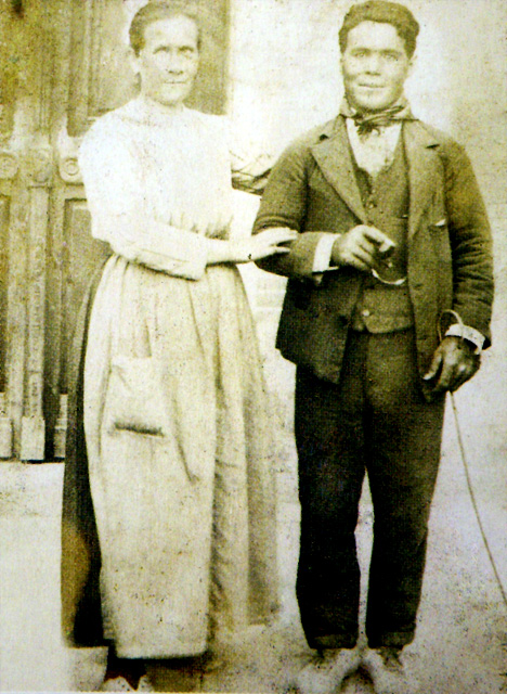 Alfredo Coronado y esposa (bisabuelos de Margarita Pérez)