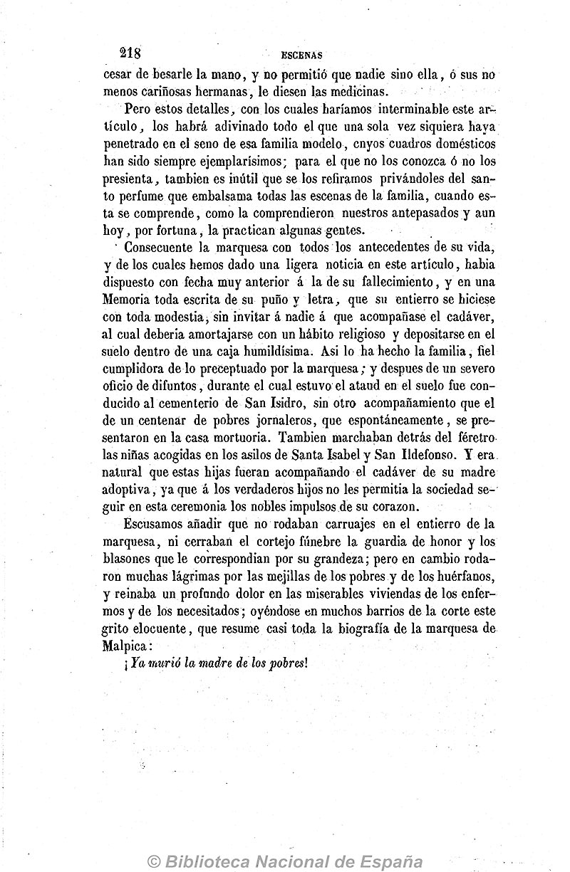Escenas Contemporáneas en 1863. necrológica de Doña María de la Encarnación Álvarez de las Asturias Bohórquez y Chacón-1