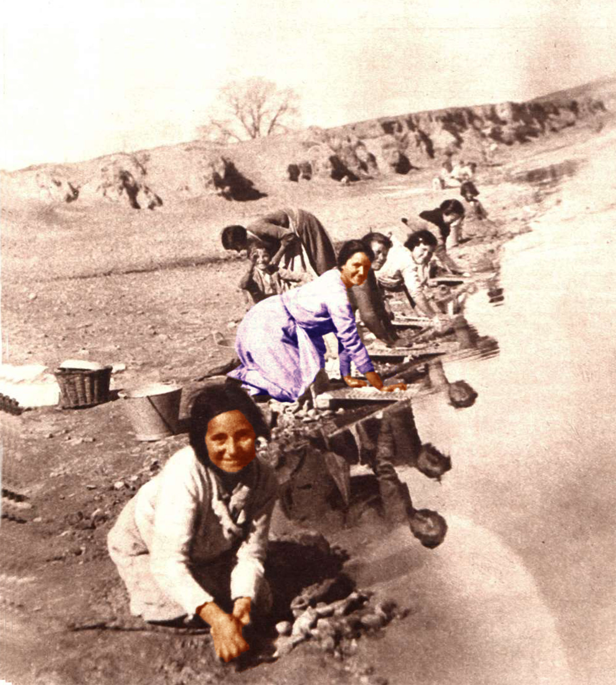 Fotografía 11 del reportaje de Josefina Carabias de 1934 sobre la comunidad de campesinos de Malpica de Tajo