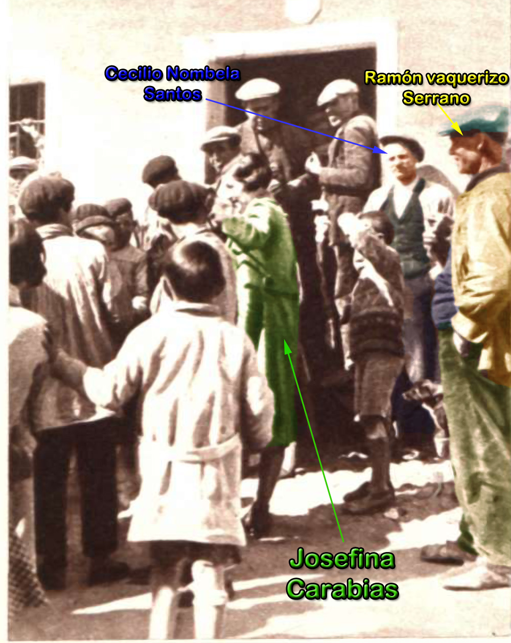 Fotografía 3 del reportaje de Josefina Carabias de 1934 sobre la comunidad de campesinos de Malpica de Tajo