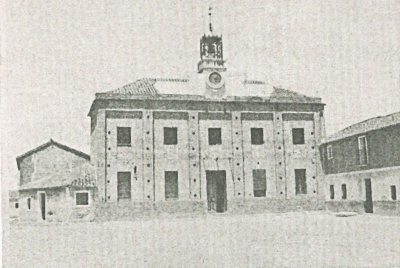 Foto del ayuntamiento de Malpica de Tajo existente en el proyecto de reforma de 1944