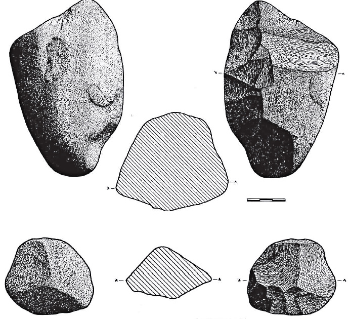 Piedras de cuarcita en el quinto de Ochavo de Malpica de Tajo 