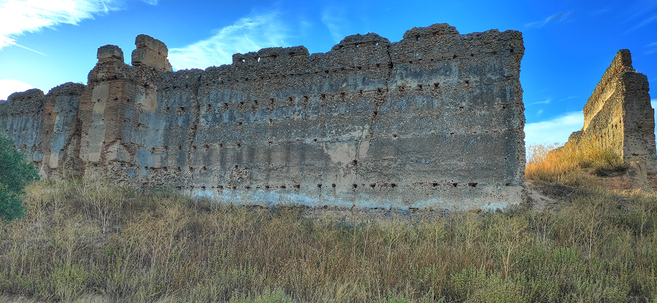 Muralla NO. del Castillo Villaba - Cebolla - Malpica de Tajo