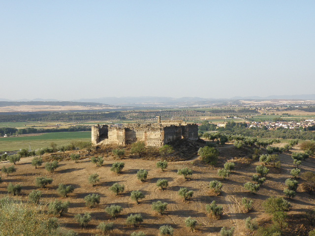 Castillo Villalba Fachadas Norte y Oeste 