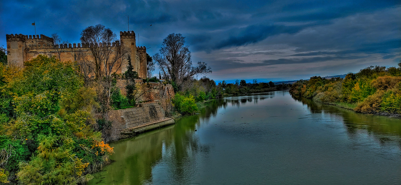 El castillo y el río Tajo en Malpica de Tajo