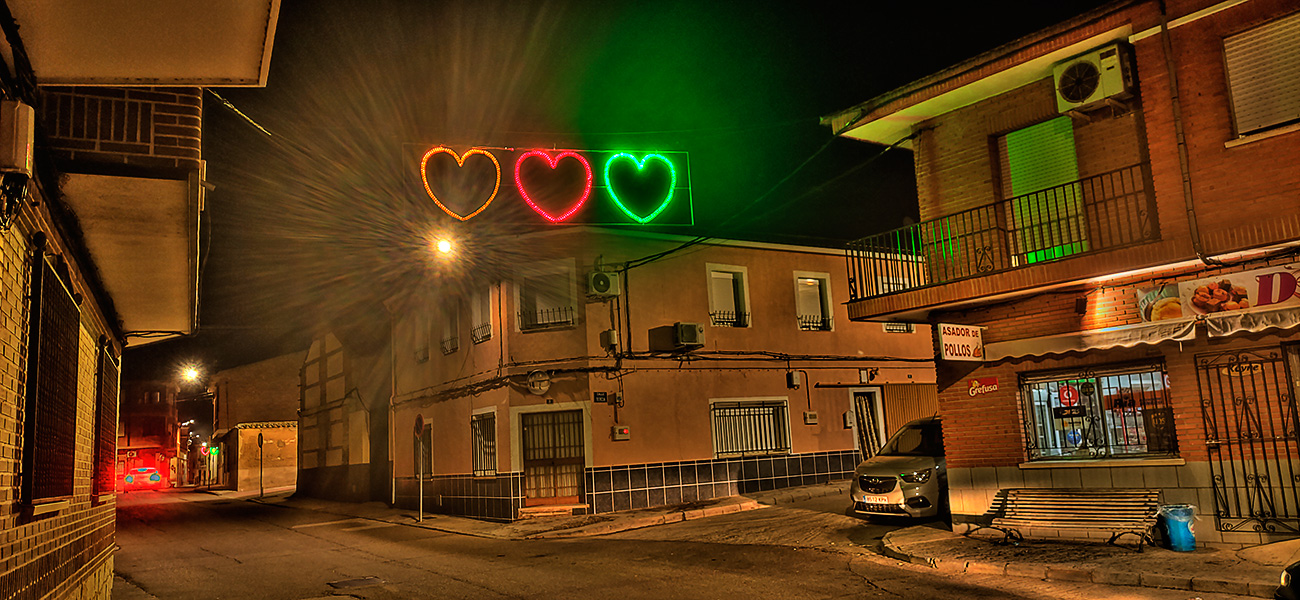 Malpica de Tajo de noche, iluminación fiesta del Santo 2022 -12 