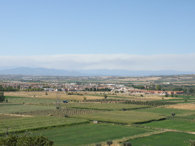 Vista de Malpica de Tajo y el Olivar