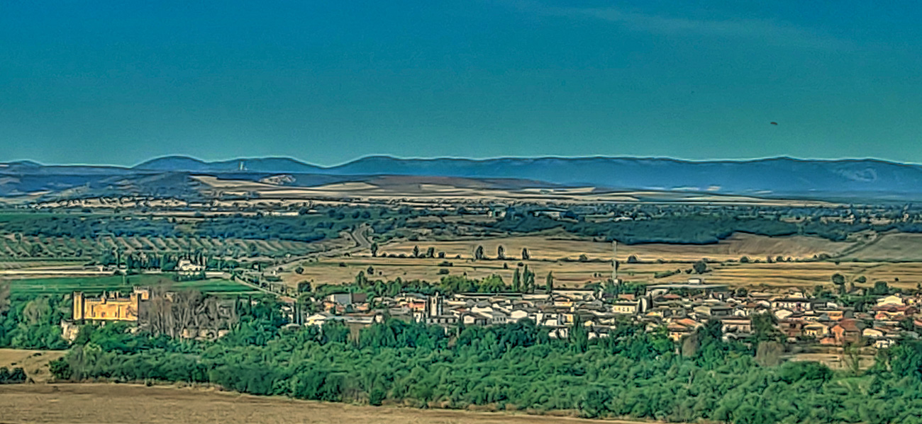 Vista norte de Malpica de Tajo
