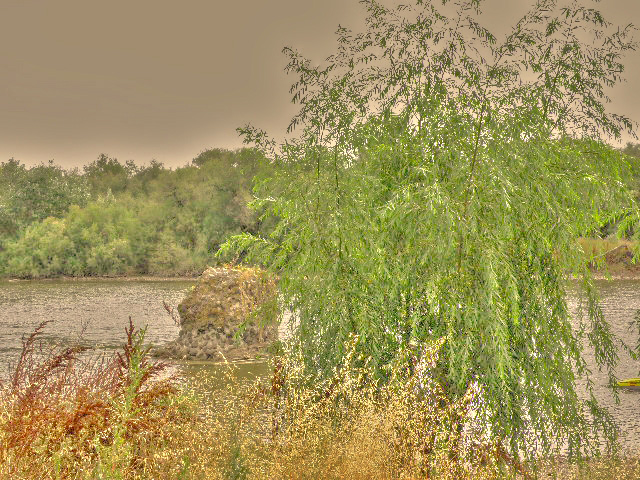 Peñón en el río Tajo