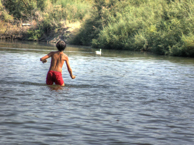 Jornada de senderismo acuático en el Tajo (31/07/2011)
