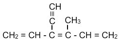3-etinil-4metilhexa-1,3,5-trieno