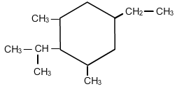 1-etil-4-isopropil-3,5-dimetilciclohexano