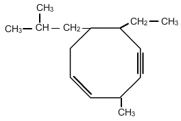 6-etil-7-isobutil-3-metil-1-cicloocten-3-ino