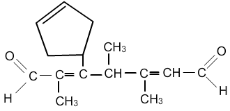 3-(3-pentenil)-2,4,5-trimetil-2,5-heptadienodial