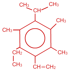 1-etenil-2-etil-4-isopropil-3,5,6-trimetilbenceno