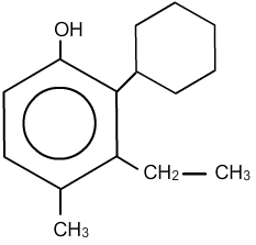2-ciclohexil-3-etil-4-metilfenol