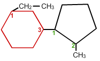 1-etil-3(2-metilciclopentil) ciclohexano