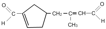 4-(3-formil-3-ciclopentenil)-3-metil-2-butenal