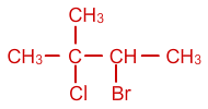 2-bromo-3-cloro-3-metil-butano