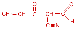 Ácido 2-ciano-3-oxo-4-pentenoico