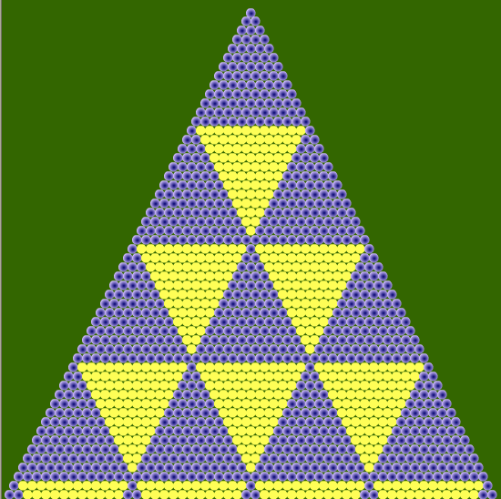 Fractal triángulo de Sierpinski