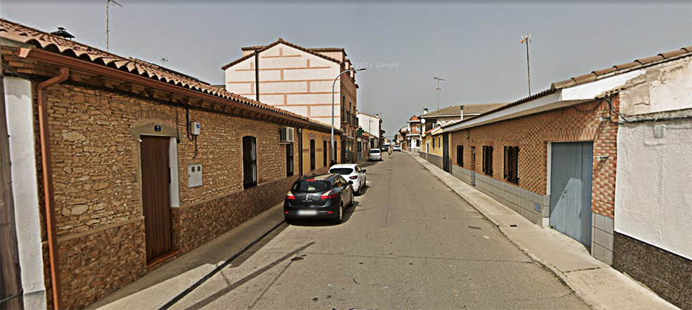 Una calle de Malpica en 2024