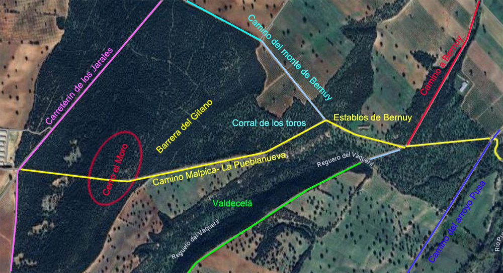 Parajes de Bernuy: El Cerro el Moro