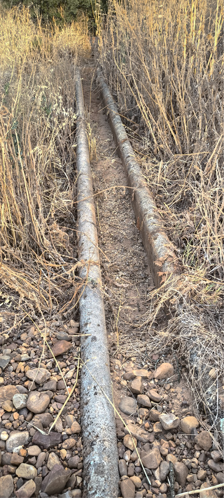 Ramal de los bebederos de la izquierda del pozo del Vaqueril Alto