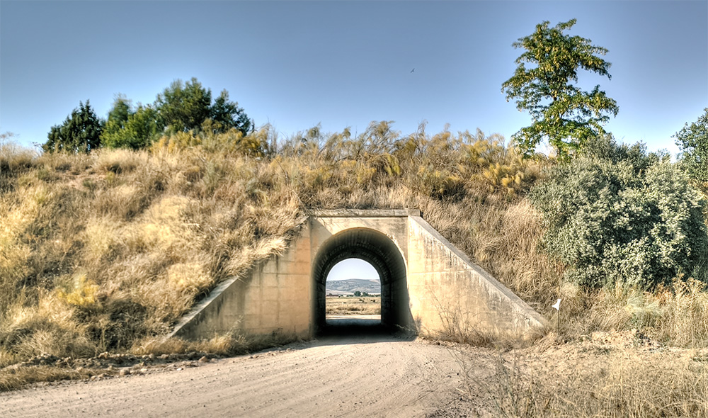 Túnel del eco en Malpica de Tajo